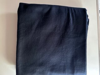 Coperta plaid blu scuro 120x160