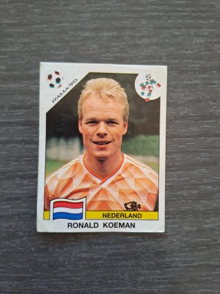 Panini Italia 90 Ronald Koeman Holanda
