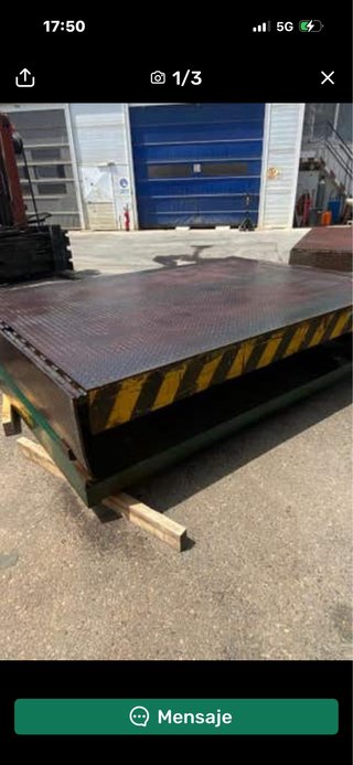 Rampa de carga hidráulica sin motor de 2m/2,50m