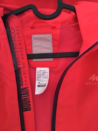 Chaqueta impermeable MH550 Quechua Talla 8/9