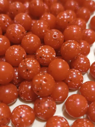 100 Abalorios Rojos o blancos con chispas a elegir
