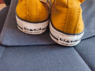 Converse All Stars Amarillas Talla 44