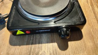Piastra elettrica singola Esperanza 1000W
