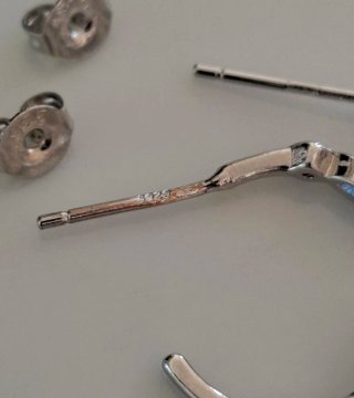 Pendientes Aro Plata Circonitas Colores