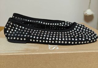 Bailarinas negras brillos Rita Ora x Primark nueva