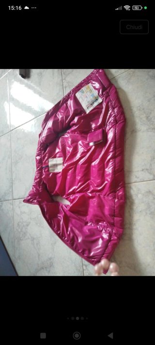 Gilet Moncler bambina fucsia