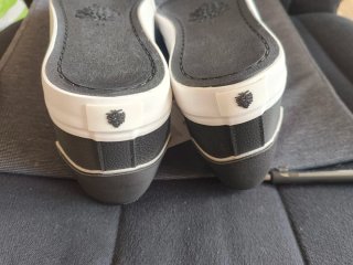 Zapatillas negras piel Springfield Talla 44
