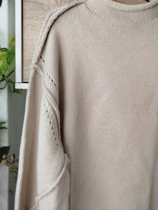 Jersey punto costuras Zara