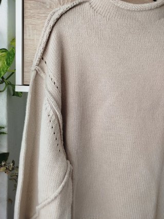 Jersey punto costuras Zara
