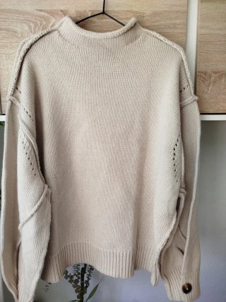 Jersey punto costuras Zara
