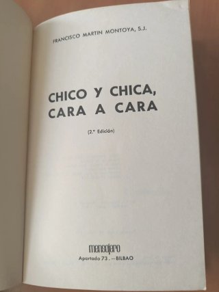 Libro Chico y Chica Cara a Cara