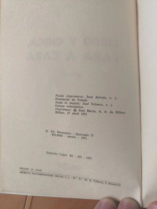 Libro Chico y Chica Cara a Cara