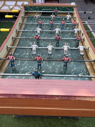Futbolín Logar 80s Desgastado pero funcional
