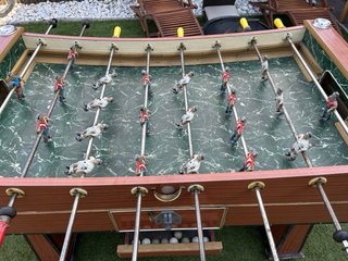 Futbolín Logar 80s Desgastado pero funcional