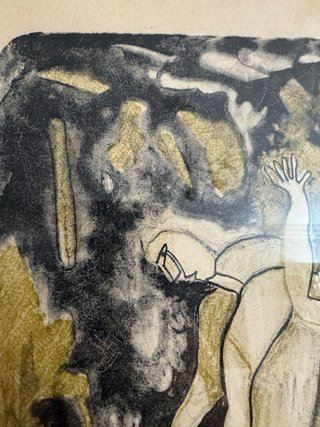 Litografía original Jesús Urbieta México