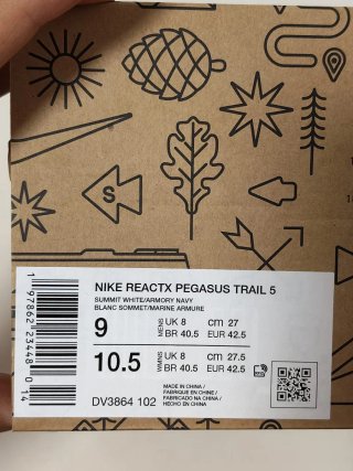 T42,5 Nike React Pegasus Trail 5