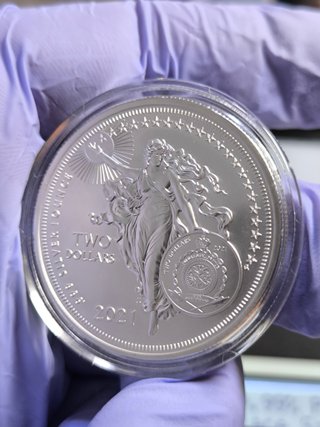 Moneda 1 Onza Plata Leonardo Da Vinci Iconos Insp