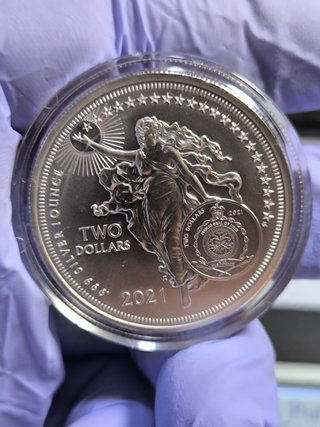 Moneda 1 Onza Plata Leonardo Da Vinci Iconos Insp