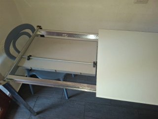 Tavolo IKEA allungabile vetro bianco/grigio