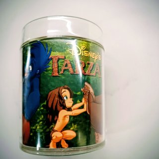 Set di 3 Bicchieri Disney Tarzan in Plastica Retrò