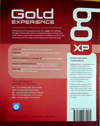 Inglés GOLD EXPERIENCE B1 STUDENTS' BOOK etc