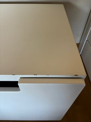 Mueble de almacenaje blanco