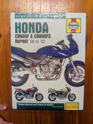 Manual Taller Honda CB600FS Haynes
