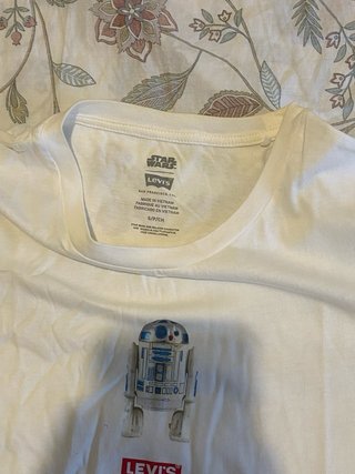 Camiseta Star Wars Levi's R2-D2 Blanca