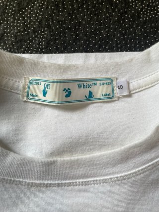 T-shirt Off-White bianca taglia S