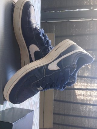 Zapatillas Nike Air Force chico azul