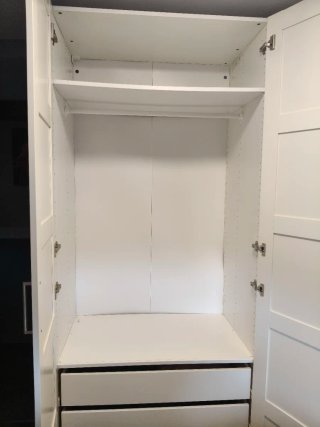 Armario PAX Blanco 100x60x236
