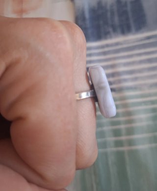 Anillo Tous Oso Azul y Plata