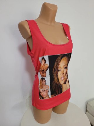 Conjunto camiseta Rihanna y Pantalón Rosa