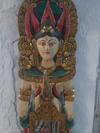 Figura decorativa tallada a mano de Tailandia