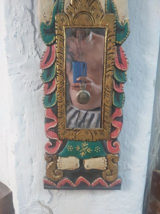 Figura decorativa tallada a mano de Tailandia