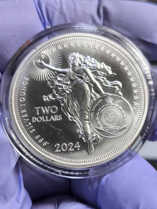 Moneda Plata 1 Onza William Shakespeare Iconos Ins