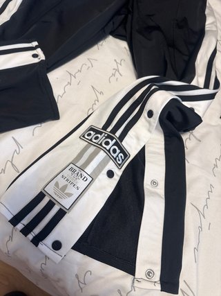 Pantalones Adidas Snap-Button Negros