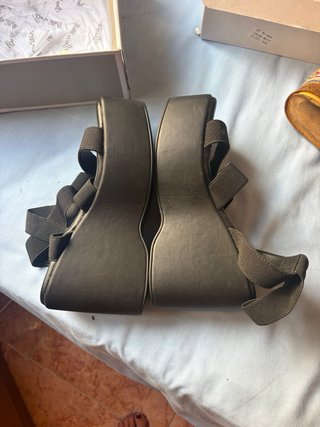 Sandalias plataforma negras