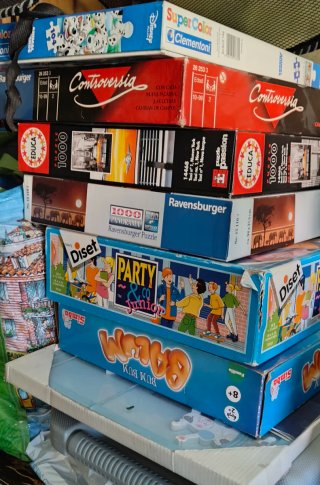Lote de juegos de mesa y puzzles