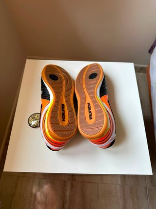 Zapatillas Munich One TF Fútbol Negro Naranja