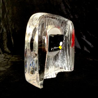 Reloj de mesa DAUM vintage Francia 1960