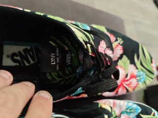 Zapatillas  Vans Flores Negras ñ