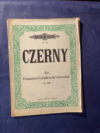 Lote Libros Técnica Piano: Beyer, Czerny, Schmit