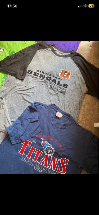 Lote 9 Camisetas NFL - Reventa