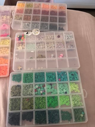 8 Cajas Abalorios para Pulseras