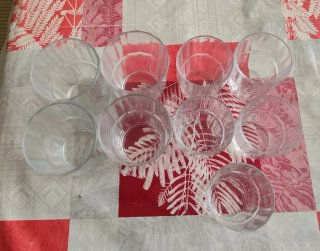 REGALO!!Vasos de agua y vino de cristal