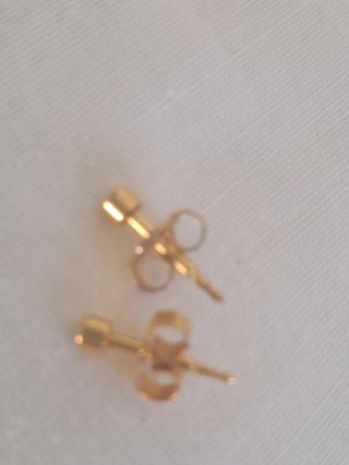 Pendientes bebé  con circonita