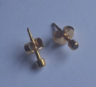 Pendientes bebé  con circonita