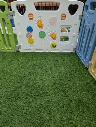 Parque infantil modular de plástico