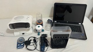 Lote Electrónicos: Ventilador, Afeitadora, Laptop